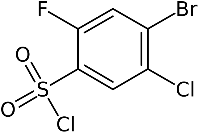 CAS: 1208075-41-5 | 4-Bromo-5-chloro-2-fluorobenzenesulphonyl chloride, >97%, NX17231