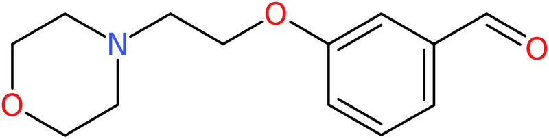 CAS: 81068-26-0 | 3-[2-(Morpholin-4-yl)ethoxy]benzaldehyde, >97%, NX62566