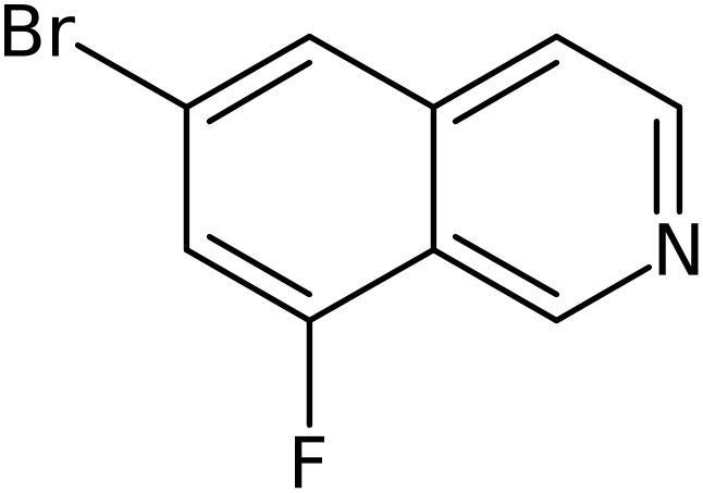 CAS: 1258833-77-0 | 6-Bromo-8-fluoroisoquinoline, >98%, NX19281