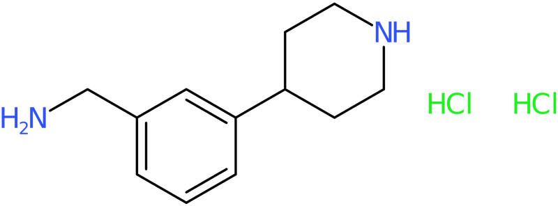 CAS: 864069-19-2 | (3-(Piperidin-4-yl)phenyl)methanamine dihydrochloride, >95%, NX64739