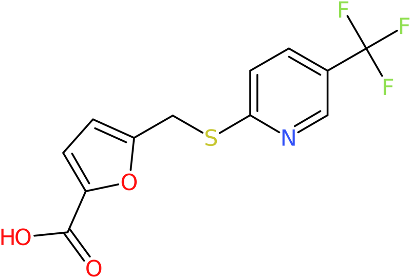 CAS: 238742-86-4 | 5-({[5-(Trifluoromethyl)pyridin-2-yl]thio}methyl)-2-furoic acid, >97%, NX36744