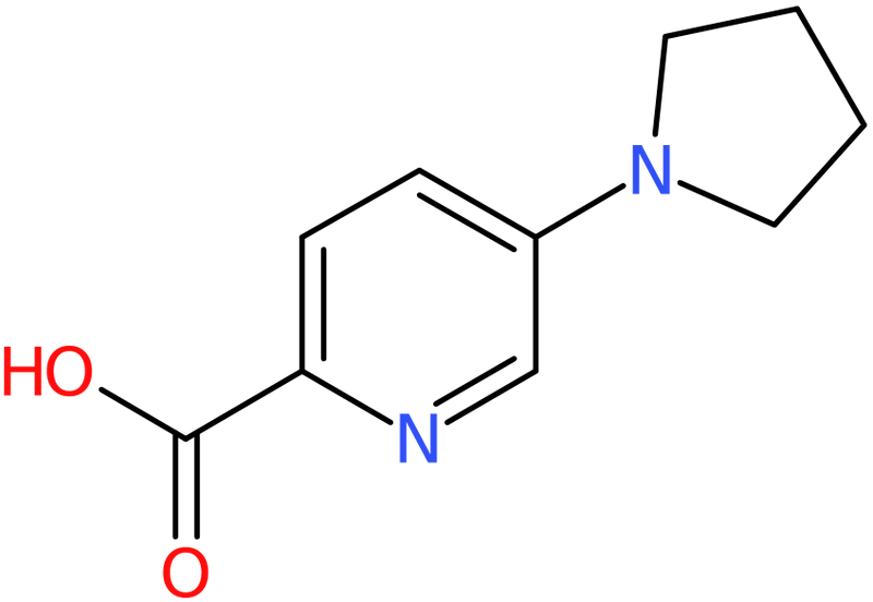 CAS: 950603-19-7 | 5-(Pyrrolidin-1-yl)pyridine-2-carboxylic acid, >95%, NX70570