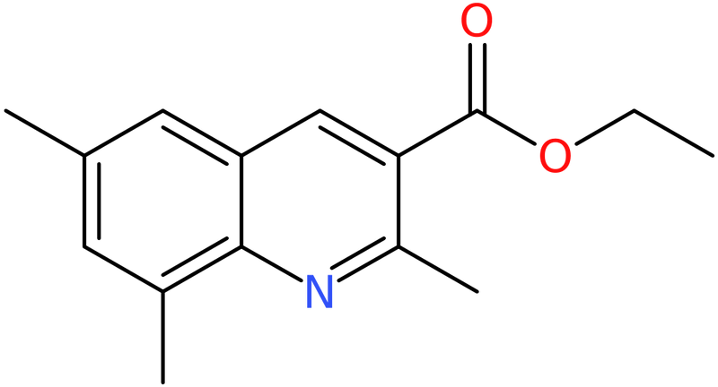 CAS: 948291-48-3 | 2,6,8-Trimethylquinoline-3-carboxylic acid ethyl ester, NX70442