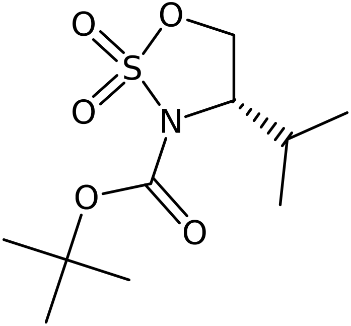 CAS: 1206227-46-4 | (4S)-2,2-Dioxido-4- isopropyl -1,2,3-oxathiazolidine, N-BOC protected, NX16985