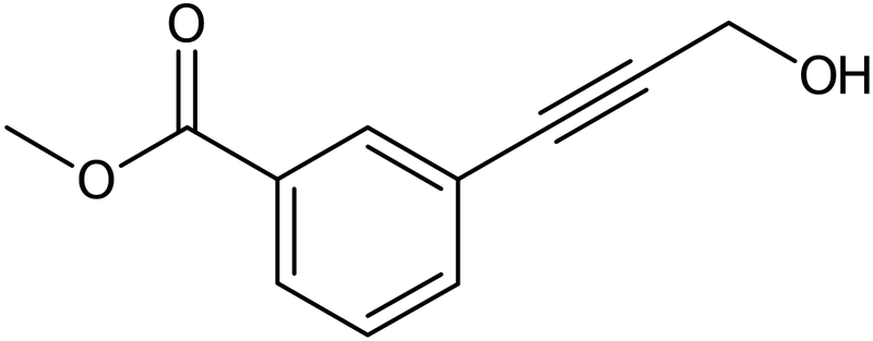 CAS: 121114-45-2 | Methyl 3-(3-hydroxyprop-1-yn-1-yl)benzoate, NX17399