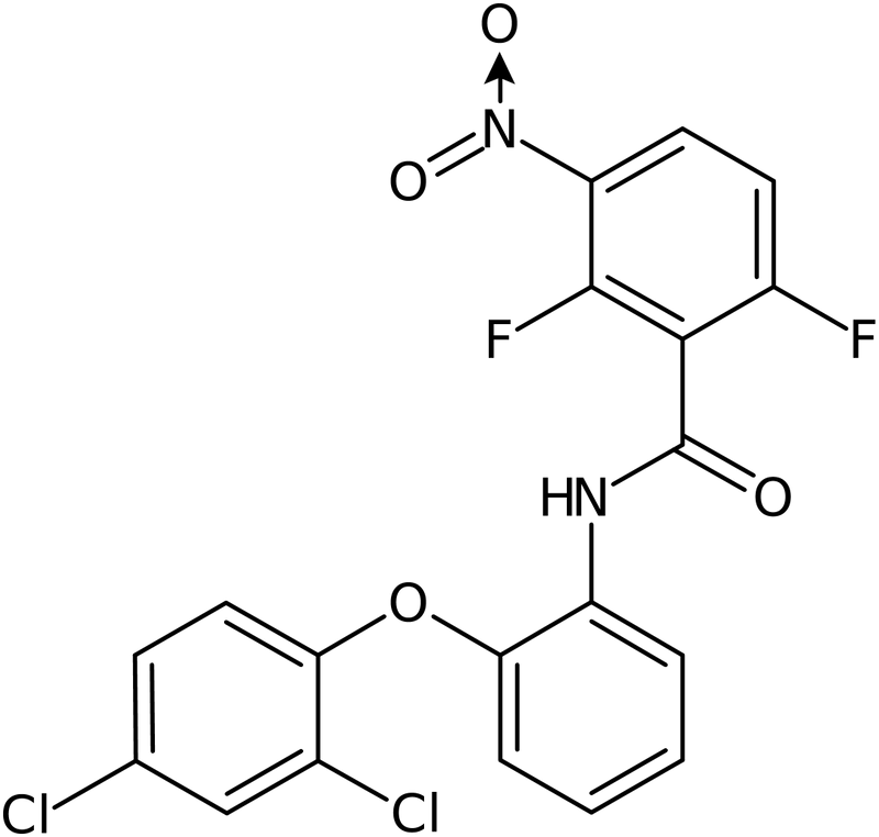 CAS: 260553-38-6 | N-[2-(2,4-Dichlorophenoxy)phenyl]-2,6-difluoro-3-nitrobenzamide, NX38247