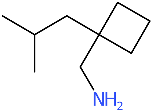 CAS: 1015846-36-2 | 1-(1-Isobutylcyclobutyl)methanamine, >95%, NX11021