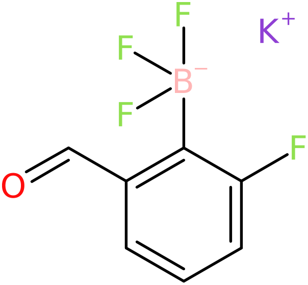 Potassium (6-fluoro-2-formylphenyl)trifluoroborate, >95%, NX74737