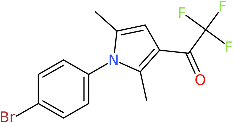 CAS: 95337-69-2 | 1-[1-(4-bromophenyl)-2,5-dimethyl-1H-pyrrol-3-yl]-2,2,2-trifluoro-1-ethanone, NX70848