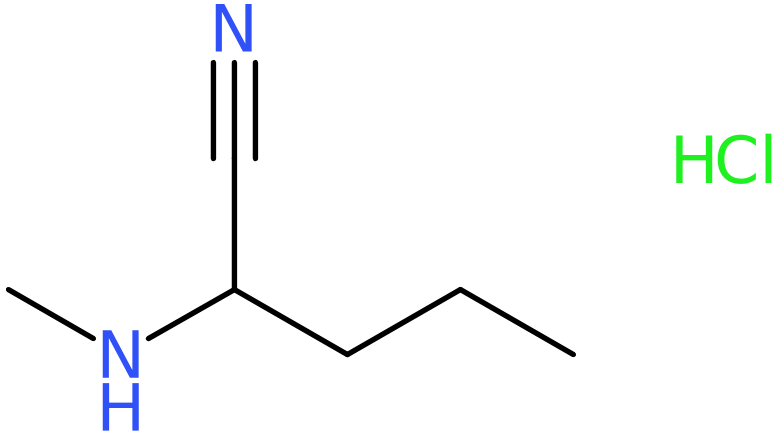 CAS: 1672675-22-7 | 2-(Methylamino)pentanenitrile hydrochloride, NX28030