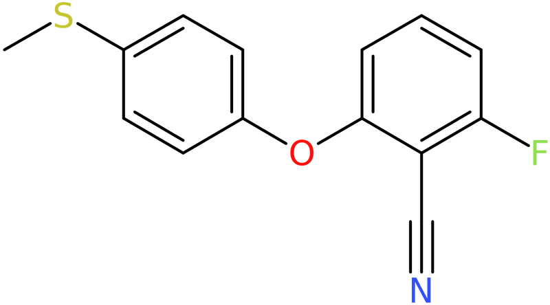 CAS: 148901-52-4 | 2-Fluoro-6-[4-(methylthio)phenoxy]benzonitrile, NX25284