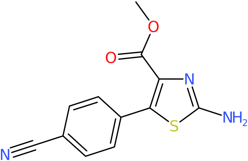 CAS: 886361-36-0 | Methyl 2-amino-5-(4-cyanophenyl)-1,3-thiazole-4-carboxylate, NX66563