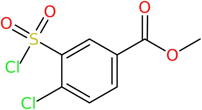 CAS: 1000933-19-6 | Methyl 4-chloro-3-(chlorosulfonyl)benzoate, >96%, NX10222