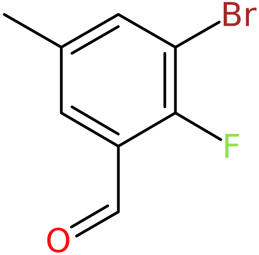 CAS: 1257665-03-4 | 3-Bromo-2-fluoro-5-methylbenzaldehyde, >95%, NX19250