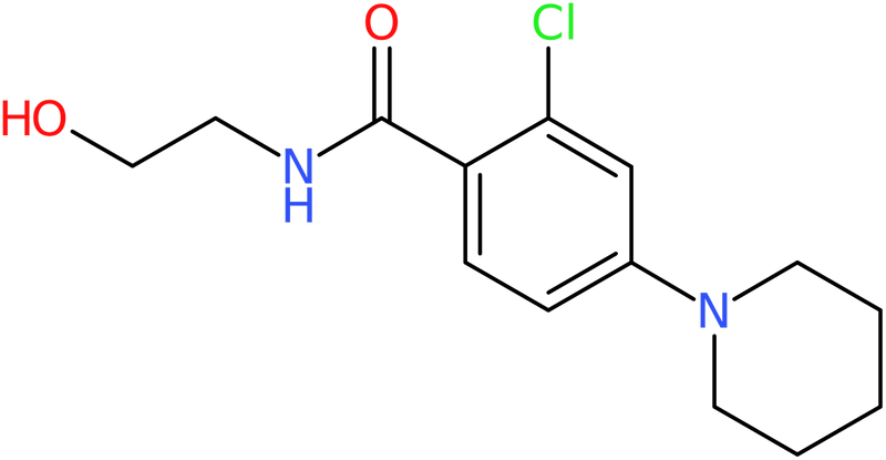 CAS: 952183-00-5 | 2-Chloro-N-(2-hydroxyethyl)-4-(piperidin-1-yl)benzamide, >95%, NX70758