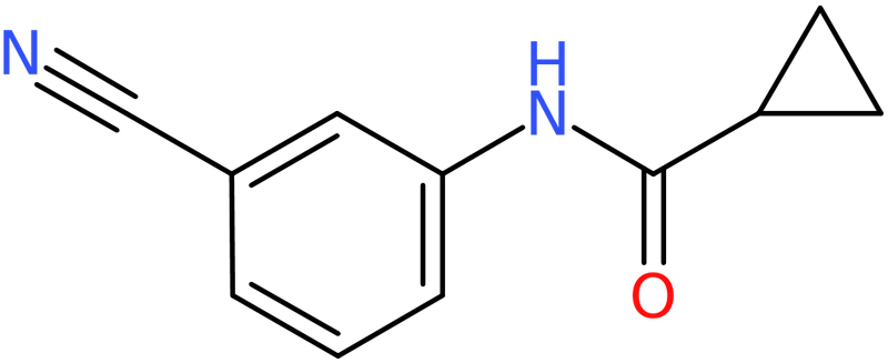 CAS: 101946-36-5 | N-(3-Cyanophenyl)cyclopropanecarboxamide, >95%, NX11359