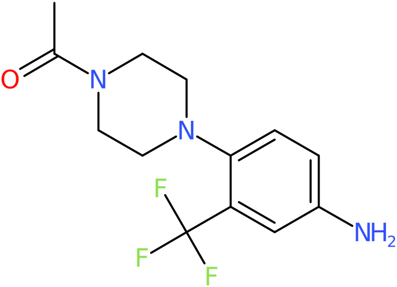 CAS: 914348-88-2 | 1-{4-[4-Amino-2-(trifluoromethyl)phenyl]piperazin-1-yl}ethan-1-one, NX68523