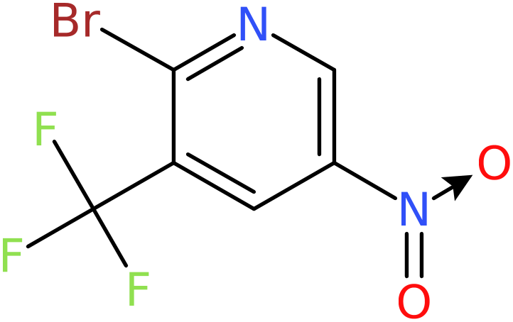 CAS: 956104-42-0 | 2-Bromo-5-nitro-3-(trifluoromethyl)pyridine, >97%, NX70953