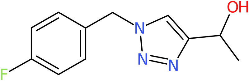 CAS: 1443291-24-4 | 1-{1-[(4-Fluorophenyl)methyl]-1H-1,2,3-triazol-4-yl}ethan-1-ol, NX24494