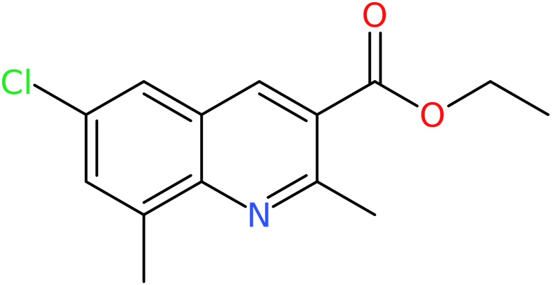 CAS: 948289-32-5 | 6-Chloro-2,8-dimethylquinoline-3-carboxylic acid ethyl ester, NX70426