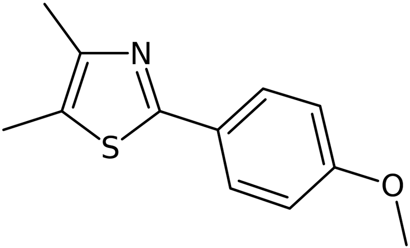 CAS: 100192-04-9 | 2-(4-Methoxyphenyl)-4,5-dimethyl-1,3-thiazole, >95%, NX10309