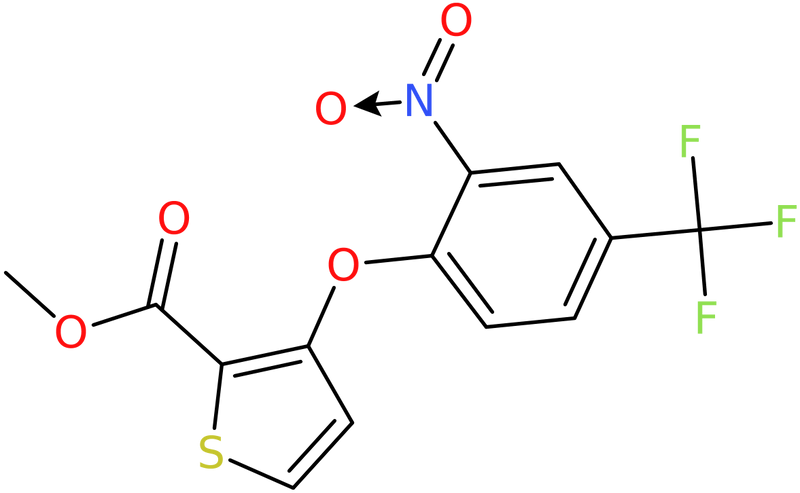 CAS: 91041-20-2 | Methyl 3-[2-nitro-4-(trifluoromethyl)phenoxy]thiophene-2-carboxylate, >97%, NX68240