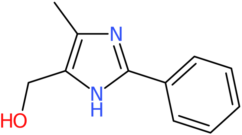 CAS: 13682-32-1 | 5-Methyl-2-phenyl-1H-imidazole-4-methanol, >97%, NX22418