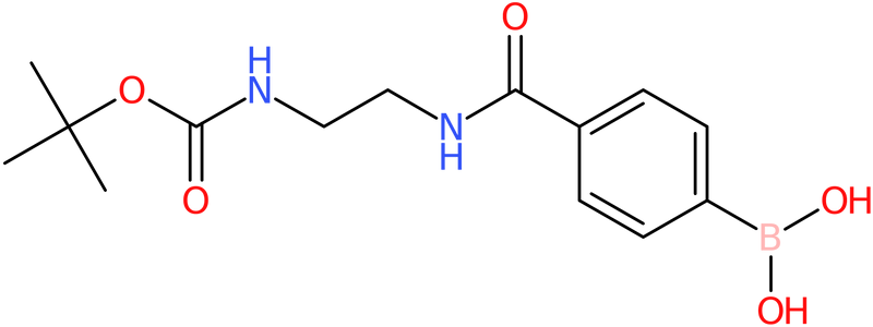 CAS: 860626-05-7 | 4-[(2-Aminoethyl)carbamoyl]benzeneboronic acid, N2-BOC protected, >98%, NX64556