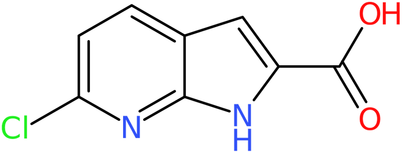 CAS: 800402-07-7 | 6-Chloro-1H-pyrrolo[2,3-b]pyridine-2-carboxylic acid, >95%, NX62365