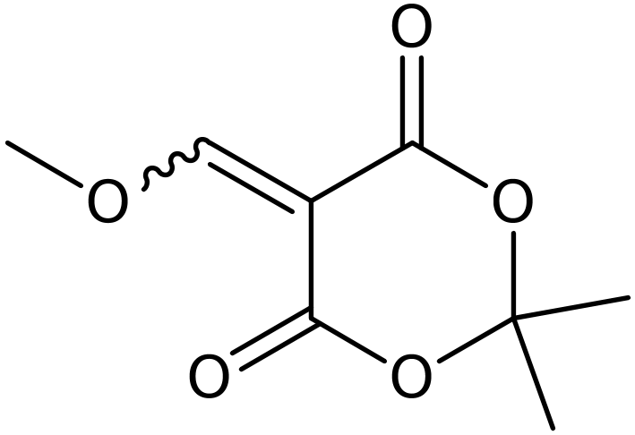 CAS: 15568-85-1 | 5-(Methoxymethylene)-2,2-dimethyl-1,3-dioxane-4,6-dione, NX26303