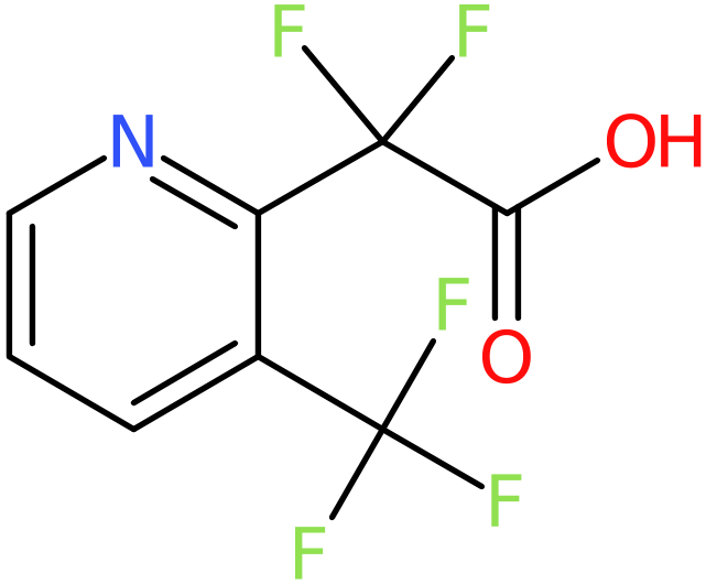 CAS: 1215579-44-4 | Difluoro[3-(trifluoromethyl)pyridin-2-yl]acetic acid, NX17754