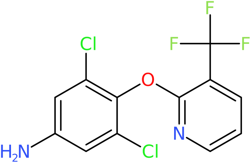 CAS: 1227955-22-7 | 3,5-Dichloro-4-{[3-(trifluoromethyl)pyridin-2-yl]oxy}aniline, NX18298