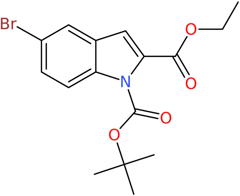 CAS: 937602-51-2 | Ethyl 5-bromo-1H-indole-2-carboxylate, N-BOC protected, NX69842