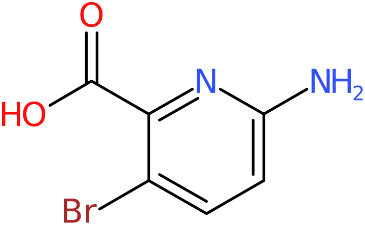 CAS: 1033201-61-4 | 6-Amino-3-bromo-2-pyridinecarboxylic acid, >98%, NX11900