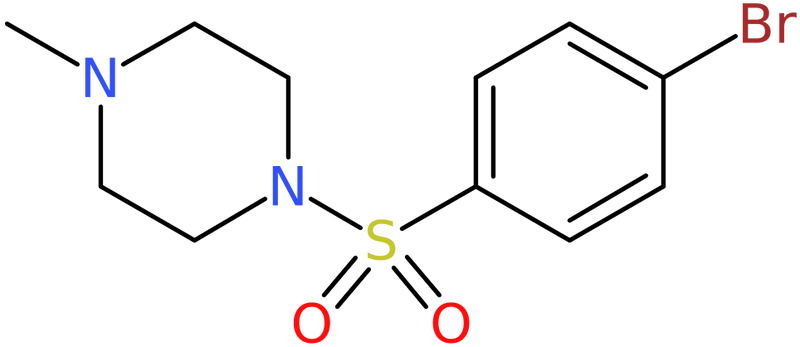 CAS: 837-12-7 | 1-[(4-Bromobenzene)sulfonyl]-4-methylpiperazine, NX63237