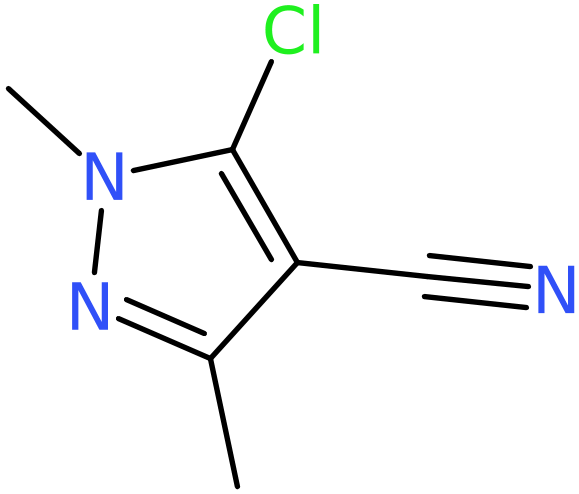 CAS: 96286-02-1 | 5-Chloro-1,3-dimethyl-1H-pyrazole-4-carbonitrile, >95%, NX71368