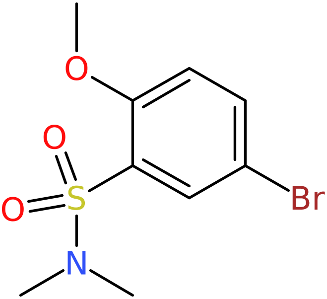 CAS: 871269-16-8 | 5-Bromo-N,N-dimethyl-2-methoxybenzenesulphonamide, >97%, NX65224