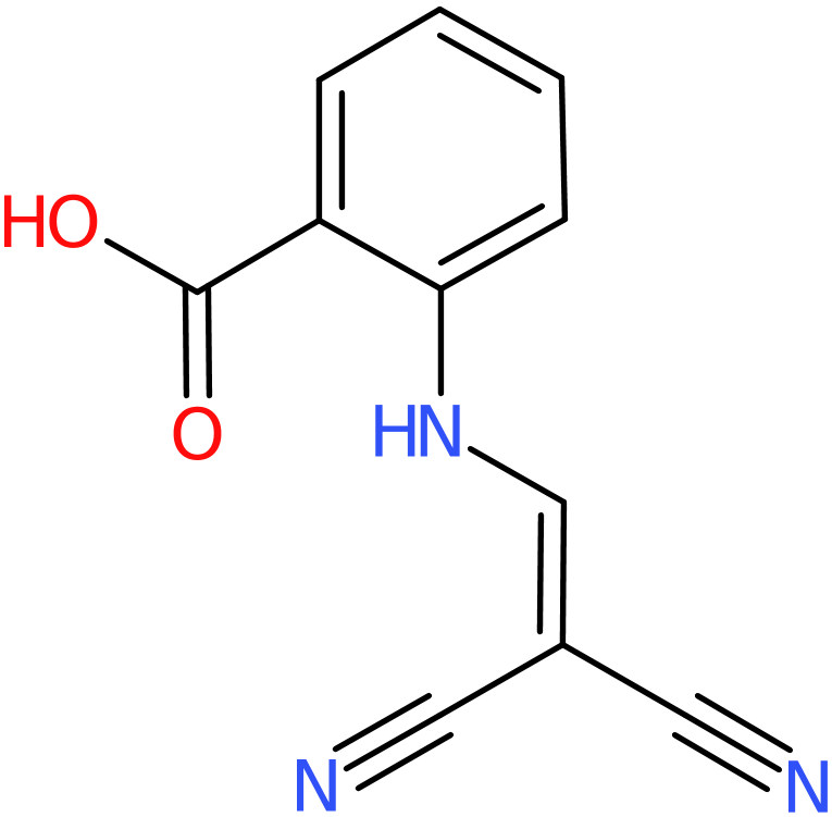 CAS: 811841-69-7 | 2-[(2,2-Dicyanovinyl)amino]benzenecarboxylic acid, NX62617