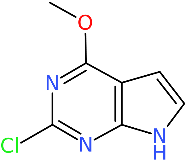 CAS: 96022-77-4 | 2-Chloro-4-methoxy-7H-pyrrolo[2,3-d]pyrimidine, >95%, NX71337