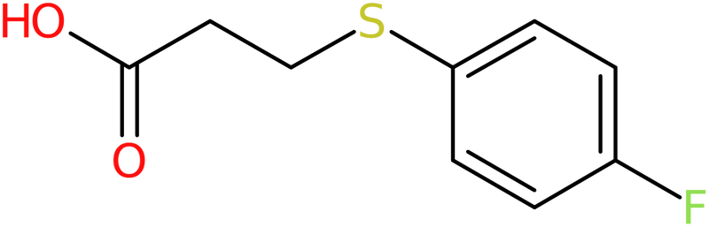 CAS: 19543-85-2 | 3-(4-Fluorophenylthio)propanoic acid, tech, NX32244