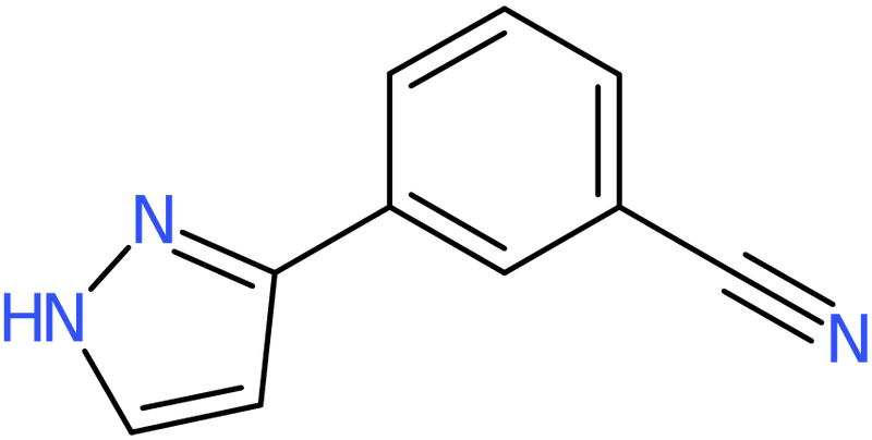 CAS: 149739-51-5 | 3-(1H-Pyrazol-3-yl)benzonitrile, NX25408