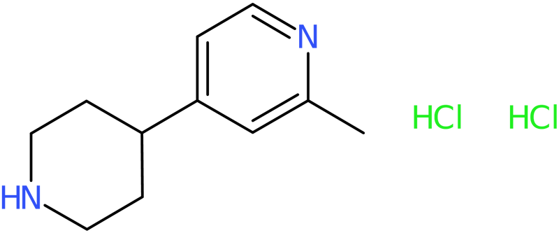 CAS: 1020277-65-9 | 2-Methyl-4-(piperidin-4-yl)pyridine dihydrochloride, >97%, NX11429