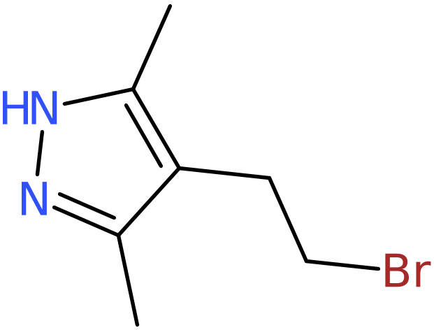 CAS: 83467-28-1 | 4-(2-Bromoethyl)-3,5-dimethyl-1H-pyrazole, NX63183