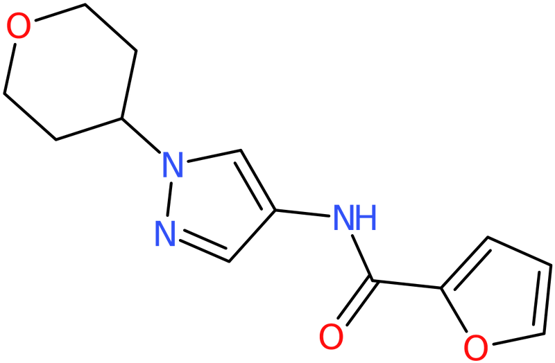 N-(1-Tetrahydro-2H-pyran-4-yl-1H-pyrazol-4-yl)-2-furamide, NX73907