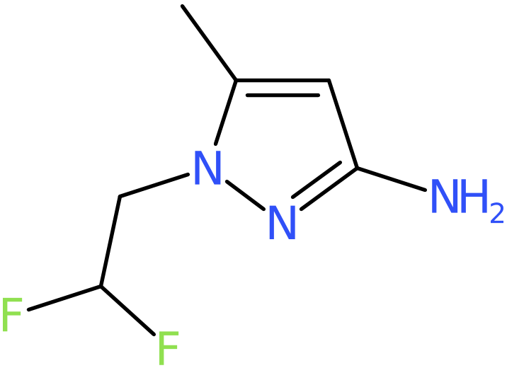 CAS: 1006486-89-0 | 1-(2,2-Difluoroethyl)-5-methyl-1H-pyrazol-3-amine, NX10710