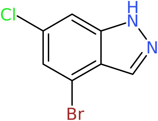 CAS: 885519-03-9 | 4-Bromo-6-chloro-1H-indazole, >98%, NX66362