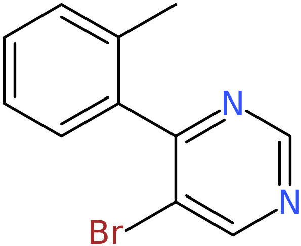 CAS: 941294-34-4 | 5-Bromo-4-(2-methylphenyl)pyrimidine, >98%, NX70040