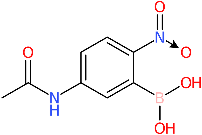 CAS: 78887-36-2 | 5-Acetamido-2-nitrobenzeneboronic acid, >96%, NX62067