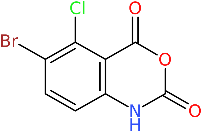 CAS: 943138-45-2 | 5-Bromo-6-chloro-isatoic anhydride, >95%, NX70169