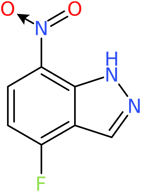 CAS: 866144-02-7 | 4-Fluoro-7-nitro-1H-indazole, NX64874